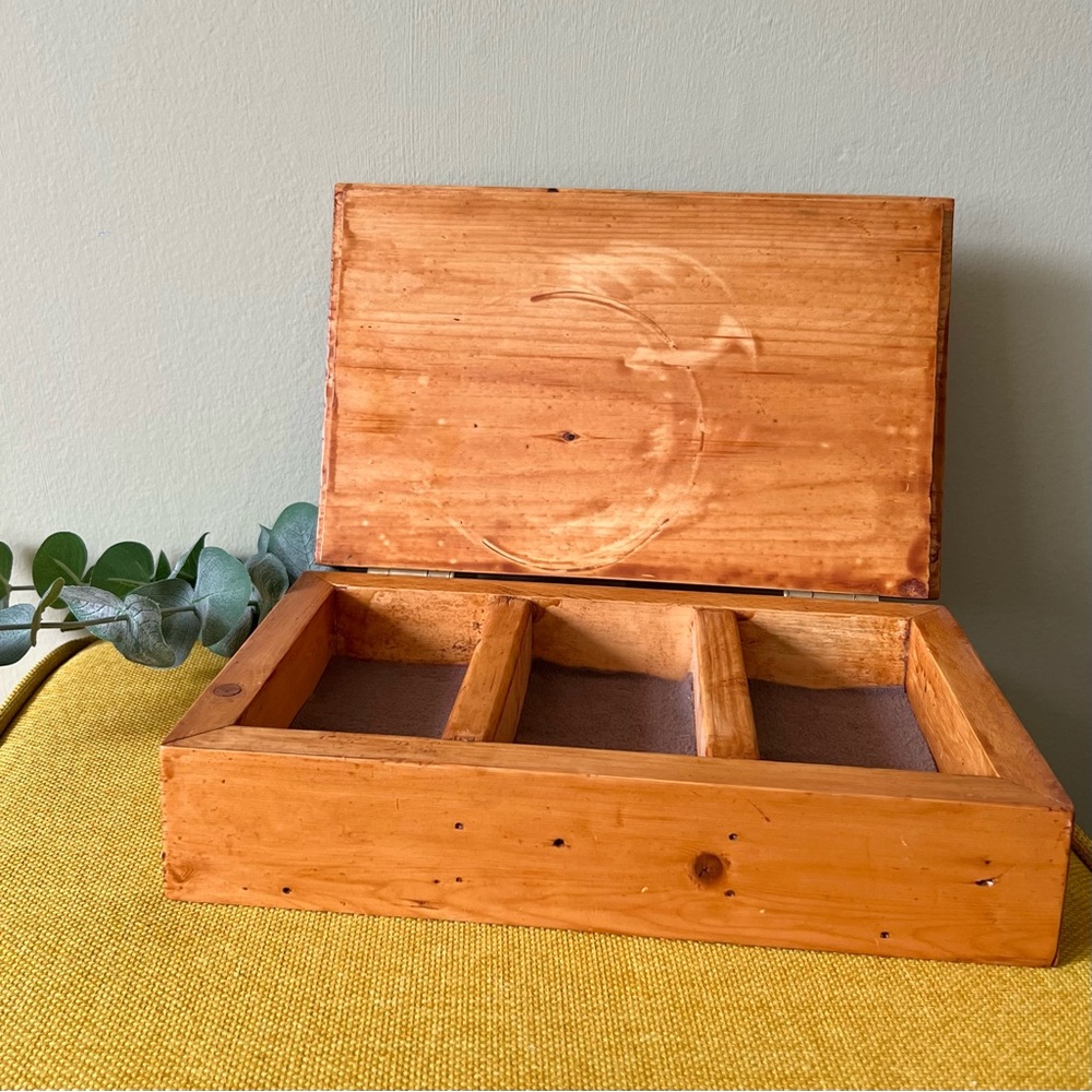 COPY - Wooden Tea Storage Box with Compartments